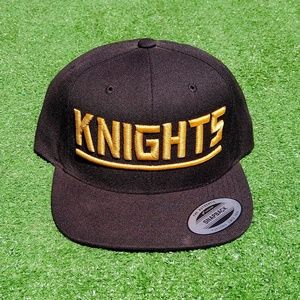 National Street League NSL Gold KNIGHTS People's League Snapback Hat/Cap NWT